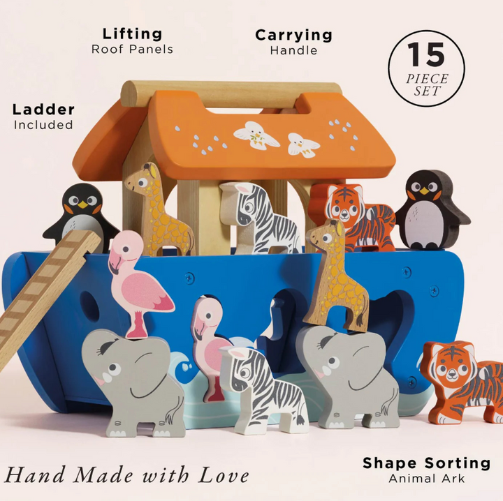 Le Toy Van Noah's Ark & Animals Shape Sorter