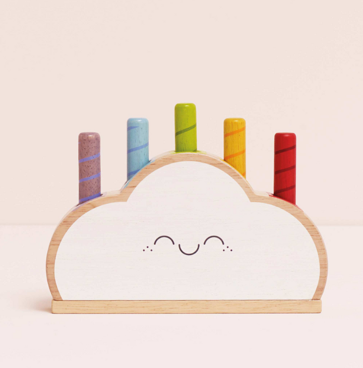 Le Toy Van Rainbow Cloud Pop-Up Toy - 6 Piece