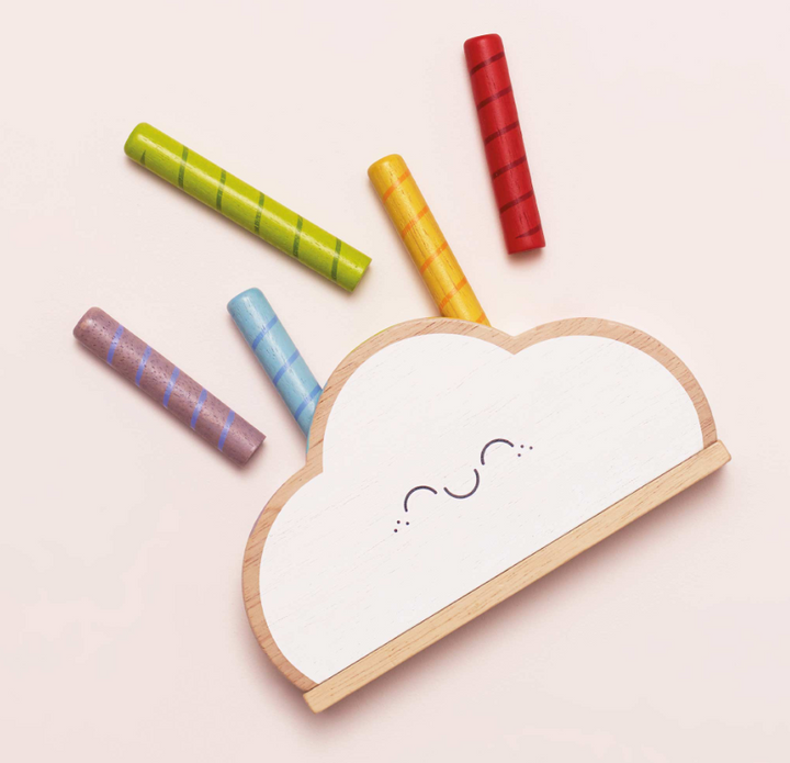 Le Toy Van Rainbow Cloud Pop-Up Toy - 6 Piece