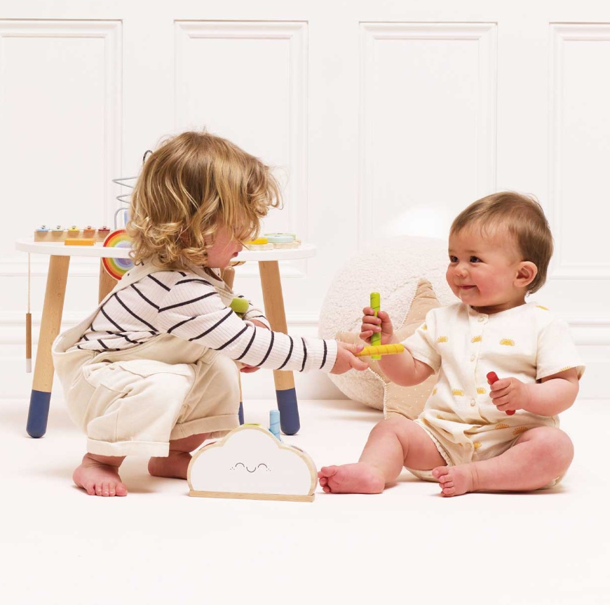 Le Toy Van Rainbow Cloud Pop-Up Toy - 6 Piece