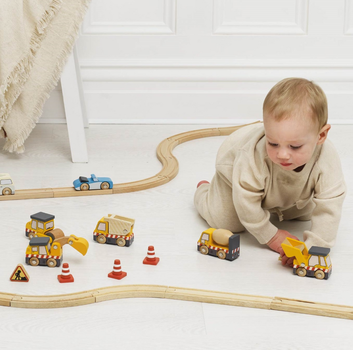Le Toy Van Wooden Construction Vehicles