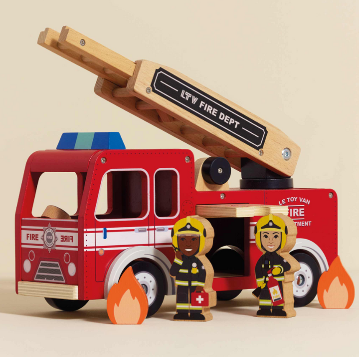 Le Toy Van Wooden Fire Engine