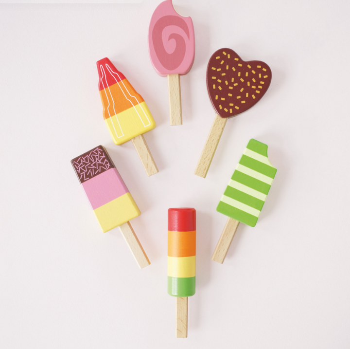 Le Toy Van Wooden Ice Lollies Popsicles