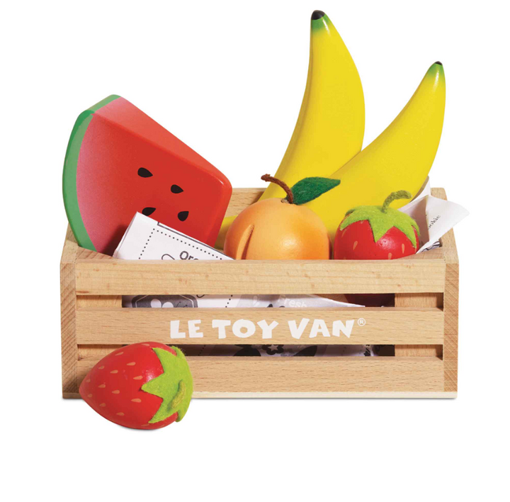 Le Toy Van Wooden Market Crate - Smoothie Fruit
