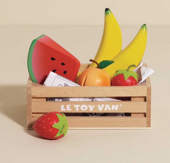 Le Toy Van Wooden Market Crate - Smoothie Fruit