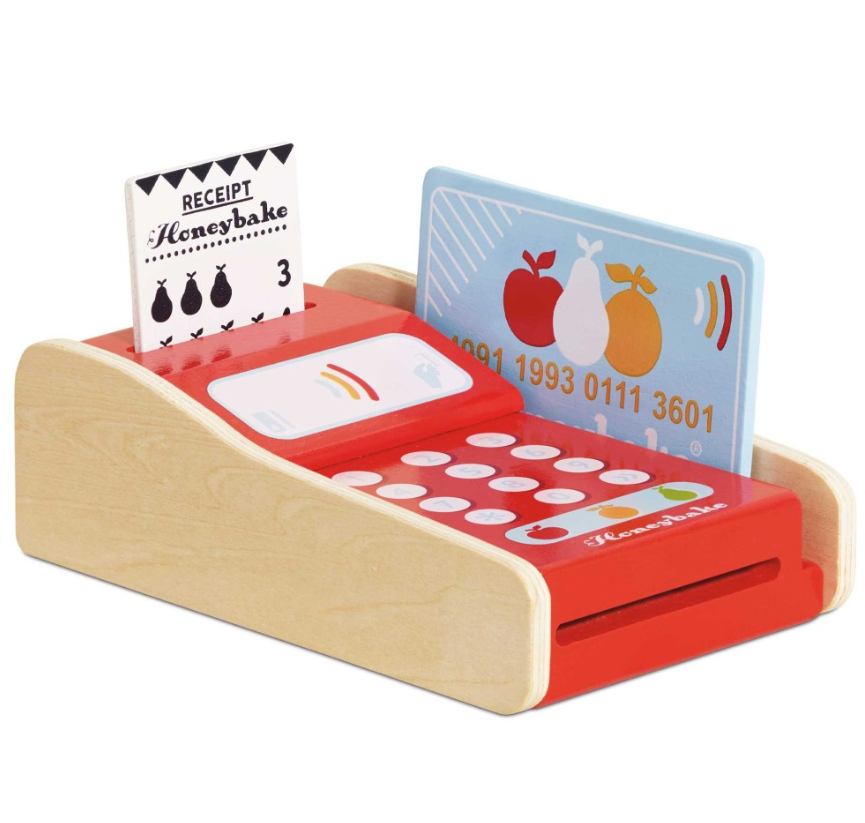 Le Toy Van Wooden Shop Card Machine