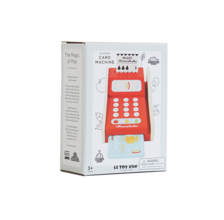 Le Toy Van Wooden Shop Card Machine