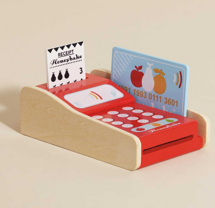 Le Toy Van Wooden Shop Card Machine