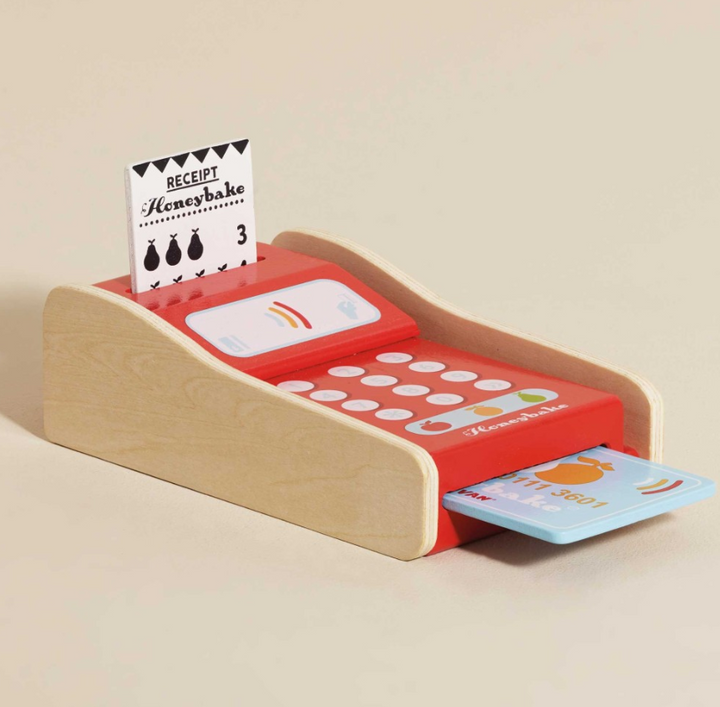 Le Toy Van Wooden Shop Card Machine