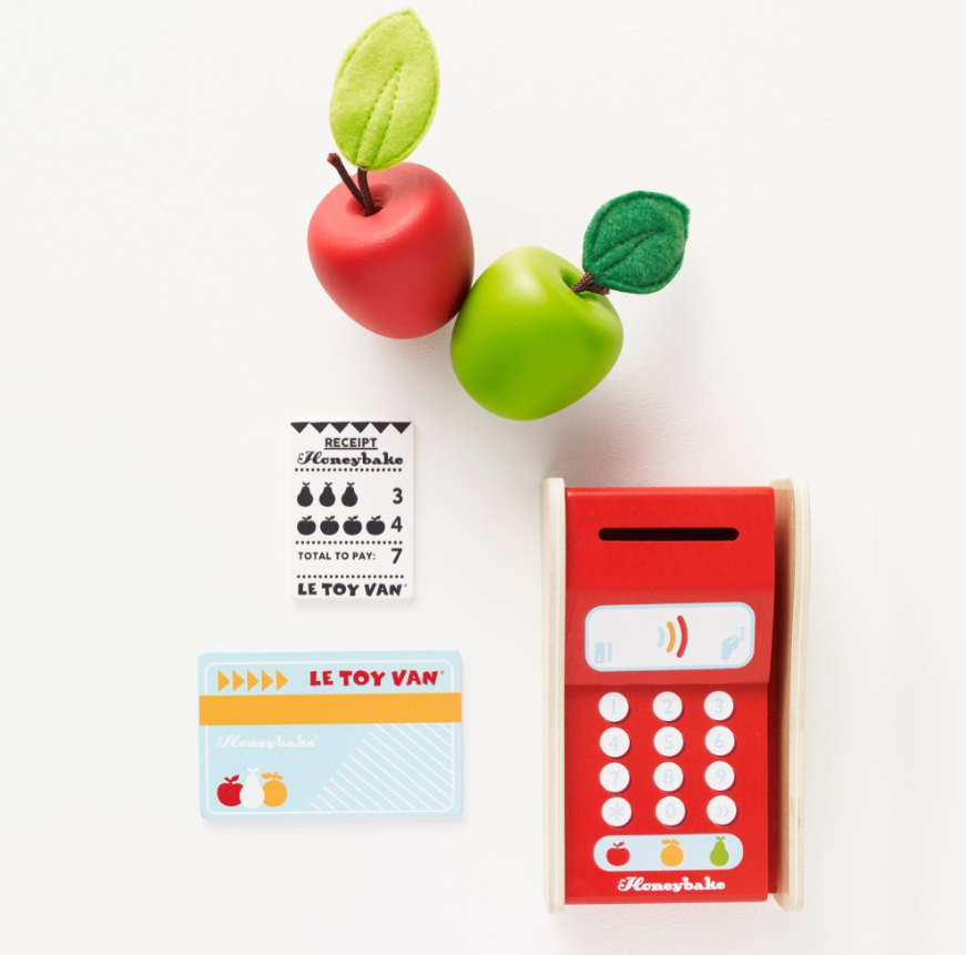 Le Toy Van Wooden Shop Card Machine