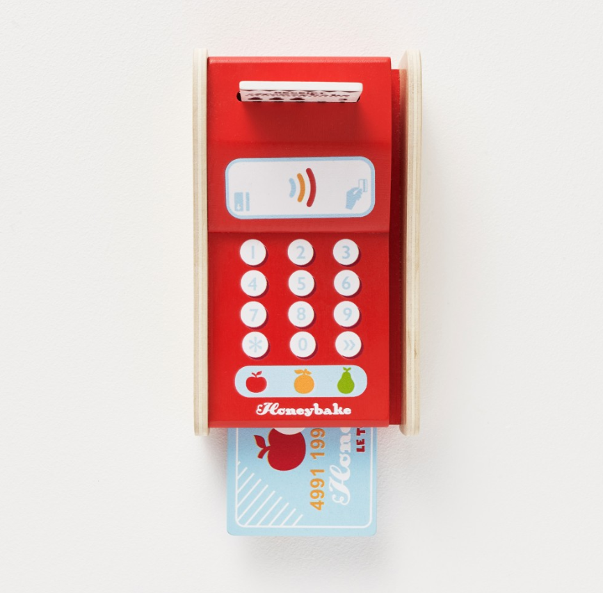 Le Toy Van Wooden Shop Card Machine