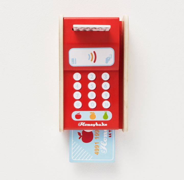 Le Toy Van Wooden Shop Card Machine