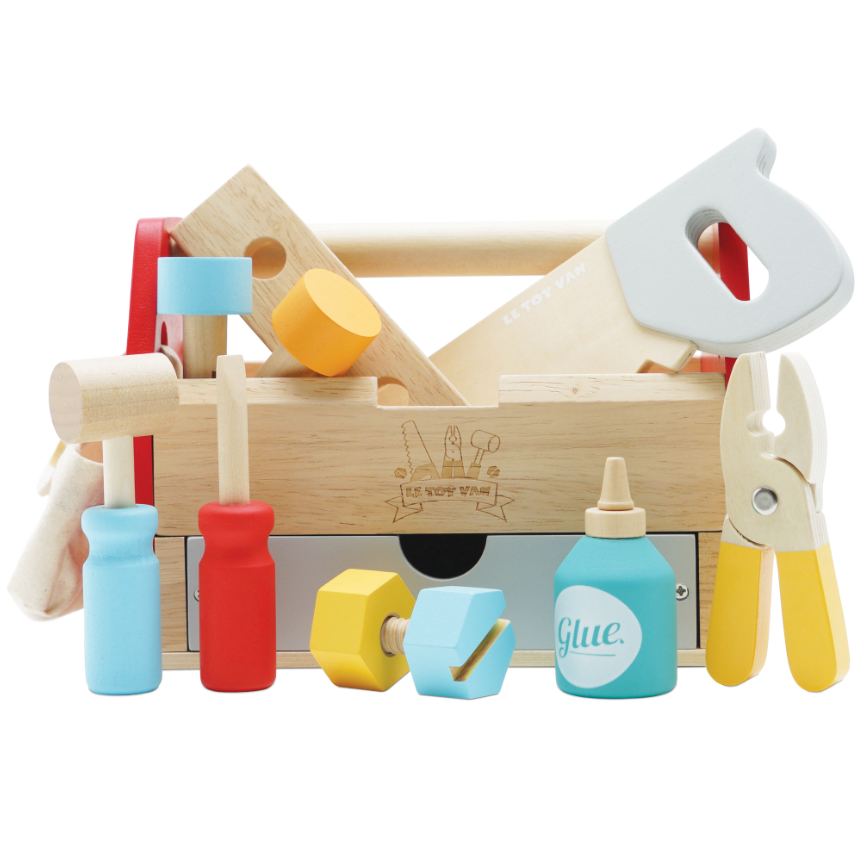 Le Toy Van Wooden Tool Box & Tools