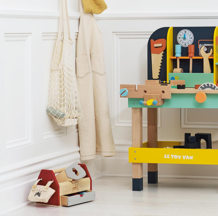 Le Toy Van Wooden Tool Box & Tools