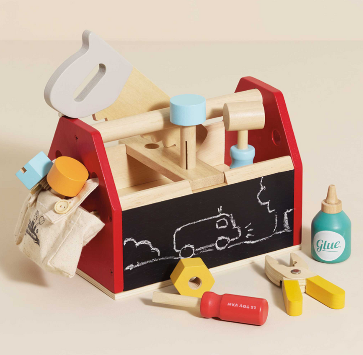 Le Toy Van Wooden Tool Box & Tools