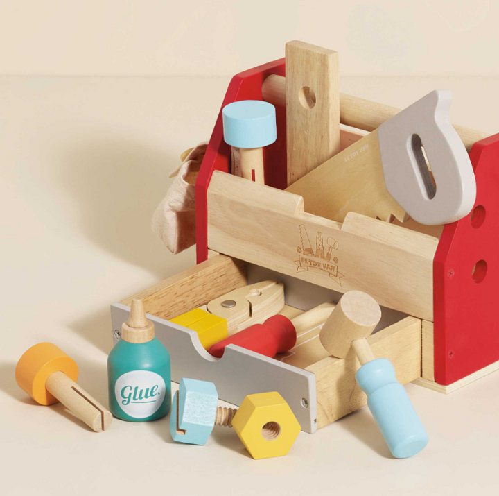 Le Toy Van Wooden Tool Box & Tools