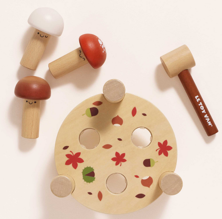 Le Toy Van Woodland Mushroom Hammer Game