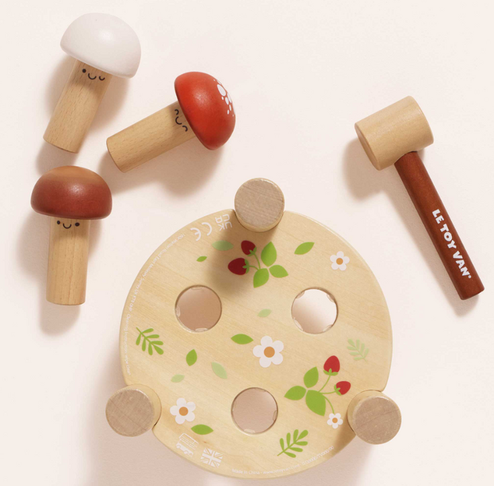 Le Toy Van Woodland Mushroom Hammer Game