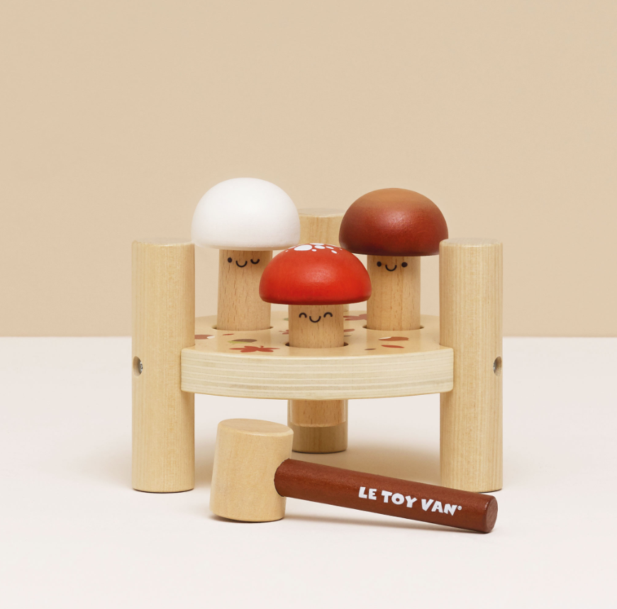 Le Toy Van Woodland Mushroom Hammer Game