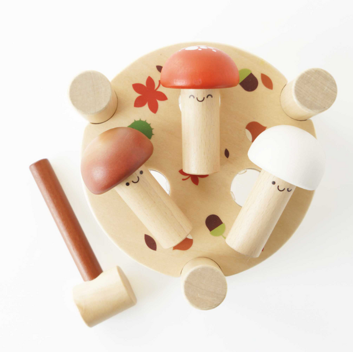 Le Toy Van Woodland Mushroom Hammer Game