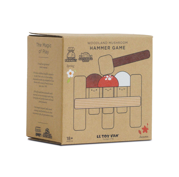 Le Toy Van Woodland Mushroom Hammer Game
