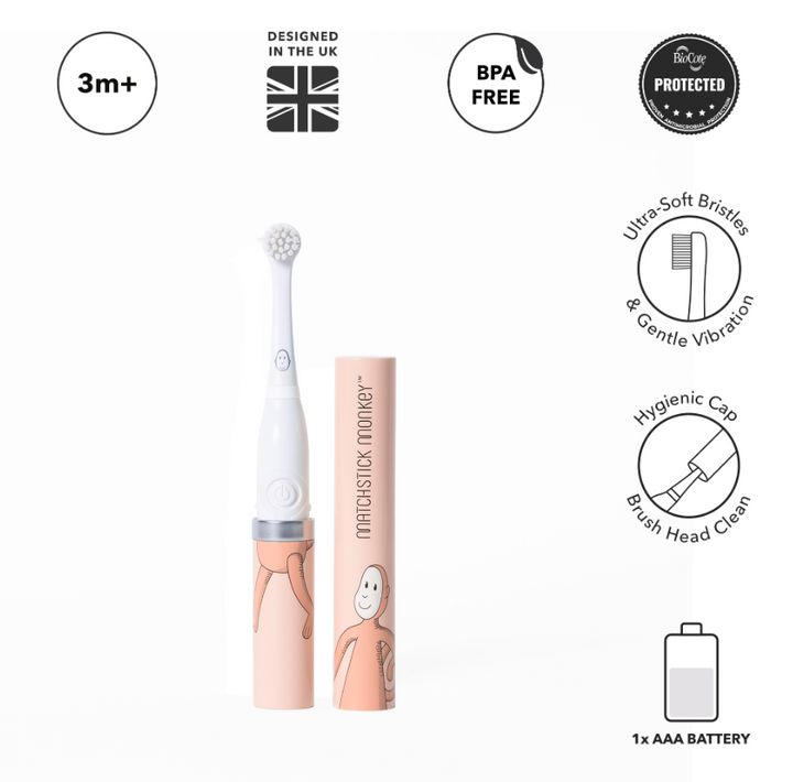 Matchstick Monkey Baby Sonic Toothbrush | 4 Colors