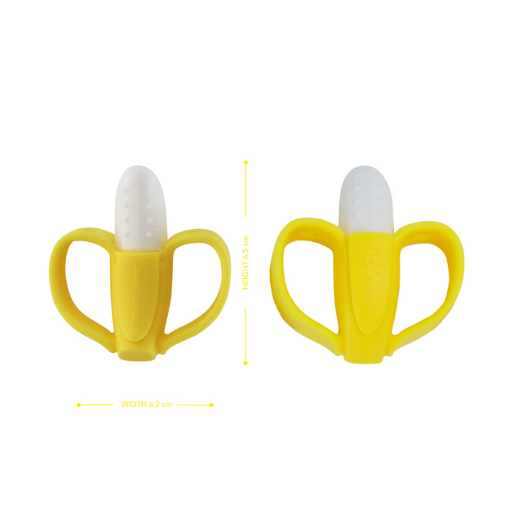 Matchstick Monkey Banana Soother and Teether - Yellow
