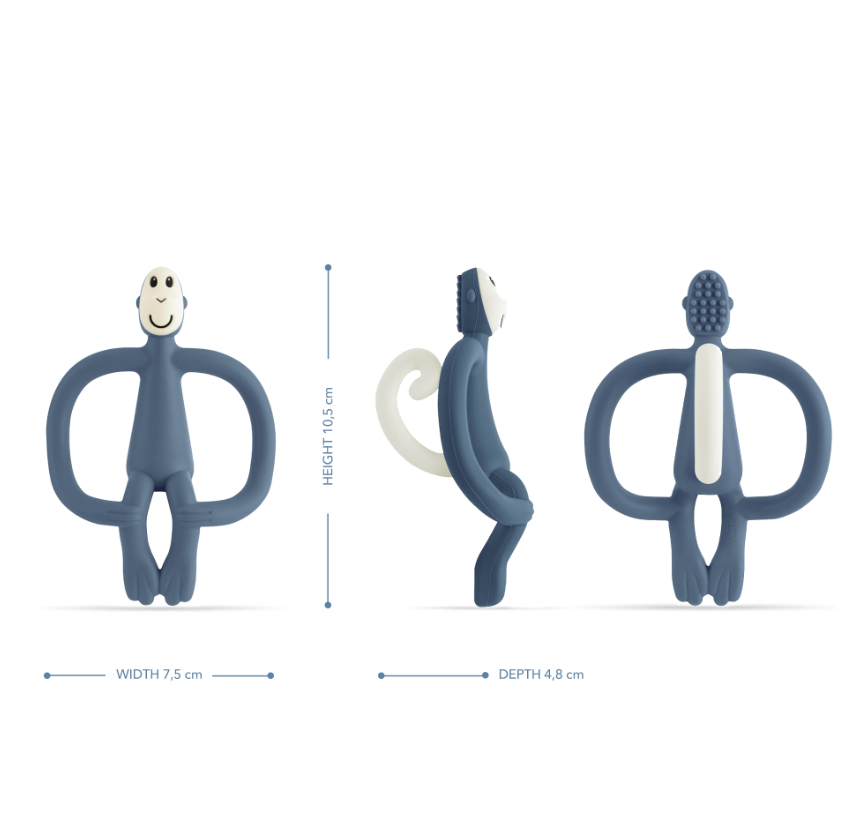 Matchstick Monkey Original Teething Toy with Tail | 9 Colors