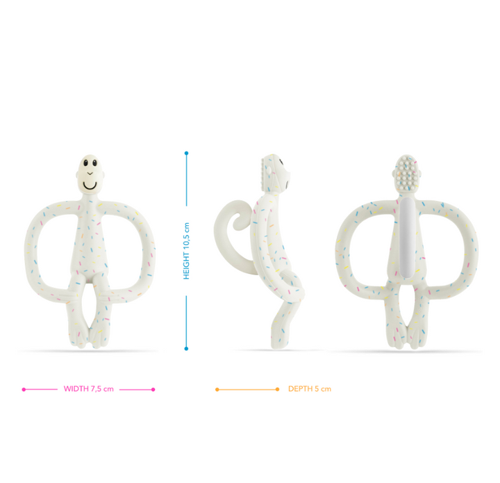 Matchstick Monkey Original Teething Toy with Tail | 9 Colors