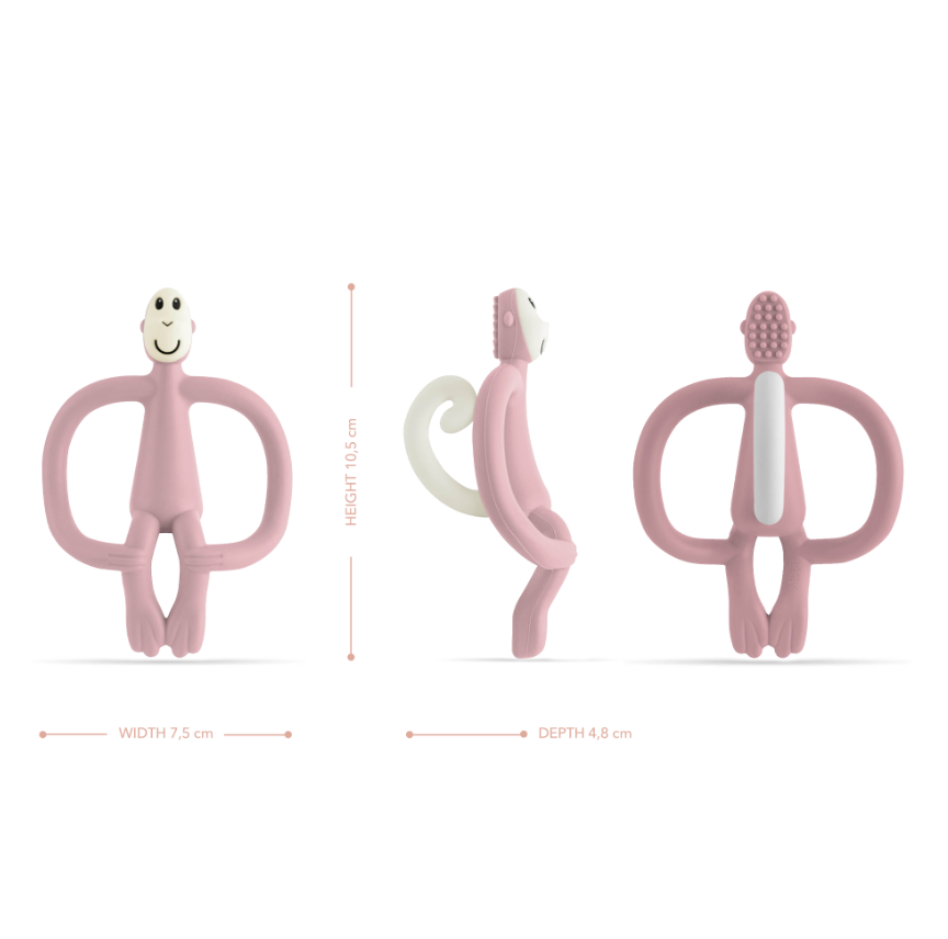 Matchstick Monkey Original Teething Toy with Tail | 9 Colors