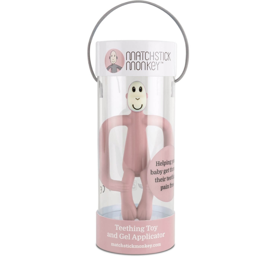 Matchstick Monkey Original Teething Toy with Tail | 9 Colors