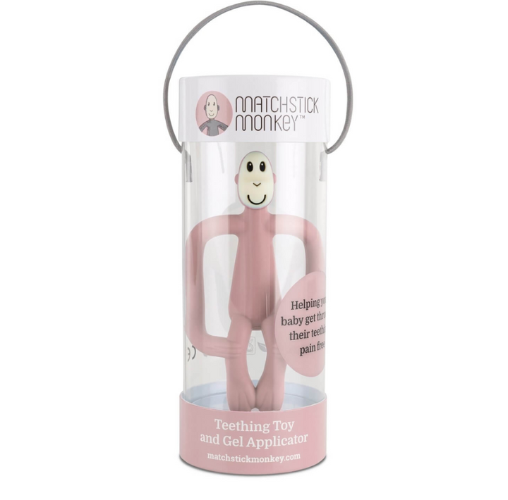 Matchstick Monkey Original Teething Toy with Tail | 9 Colors