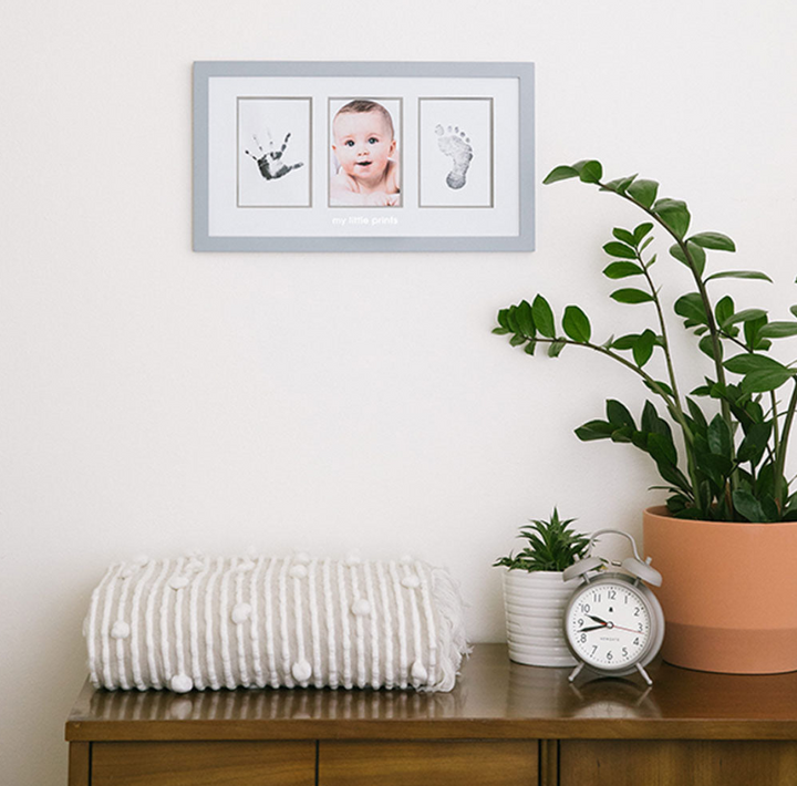 Pearhead Babyprints Photo Frame - Grey
