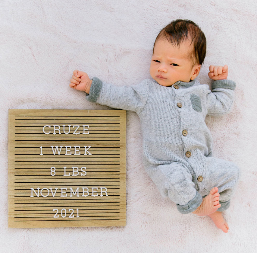 Pearhead Wooden Letterboard Set - Natural
