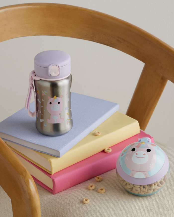 Skip Hop Besties Squad Stainless Steel Straw Bottle | 4 Colors