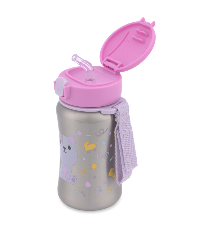 Skip Hop Besties Squad Stainless Steel Straw Bottle | 4 Colors