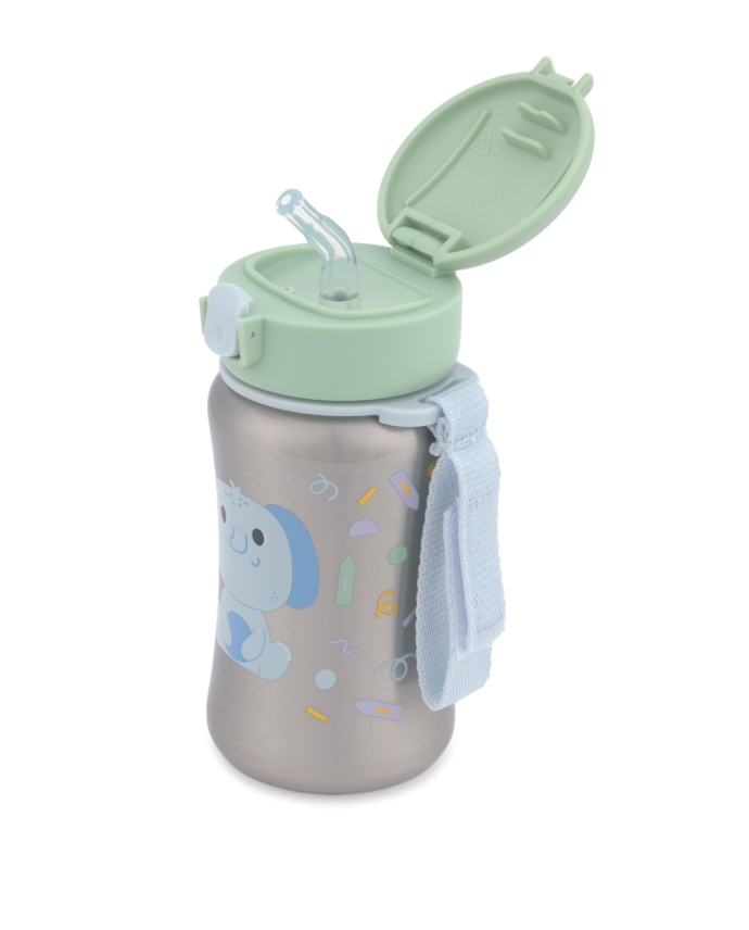 Skip Hop Besties Squad Stainless Steel Straw Bottle | 4 Colors