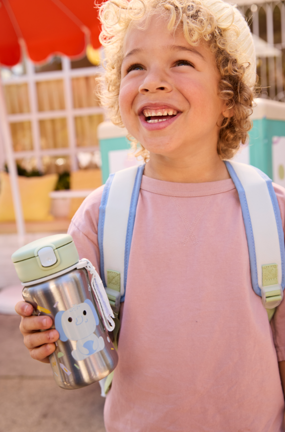 Skip Hop Besties Squad Stainless Steel Straw Bottle | 4 Colors