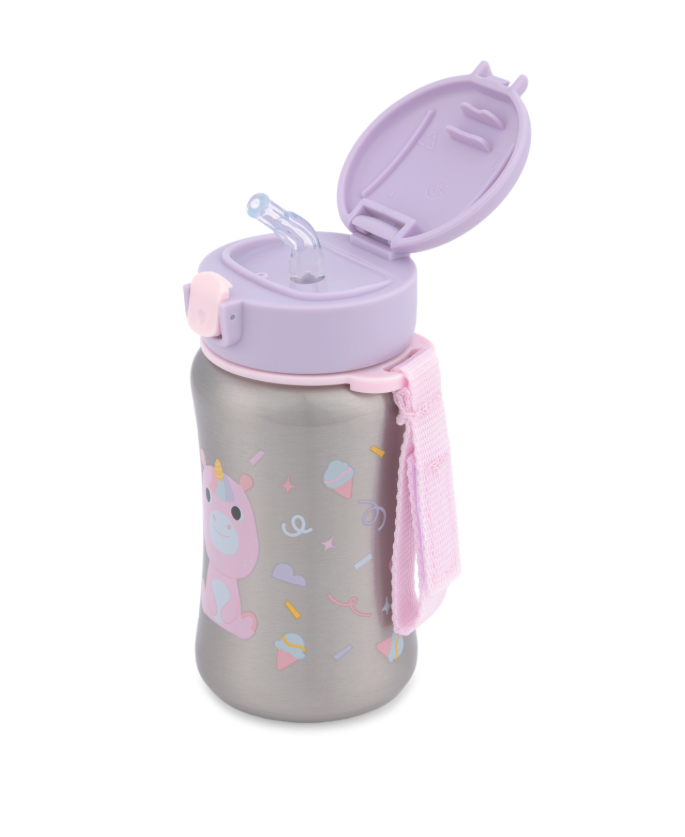 Skip Hop Besties Squad Stainless Steel Straw Bottle | 4 Colors