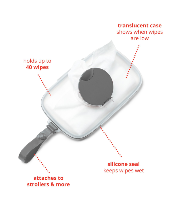 Skip Hop Grab & Go Snug Seal Wipes Case | 2 Colors