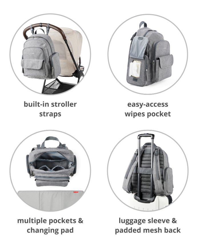 Skip Hop Luna Nappy Backpack | 2 Colors