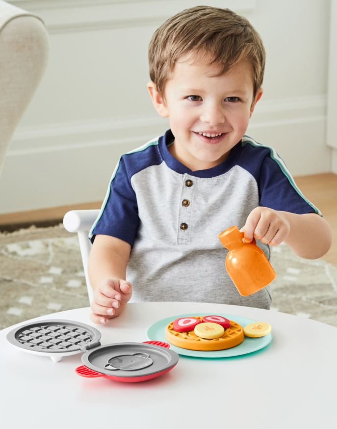 Skip Hop Zoo Monkey Waffle Set