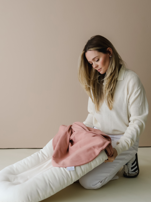 Snuggle Me  Natural Infant Lounger with Birch Cover | 4 Colors