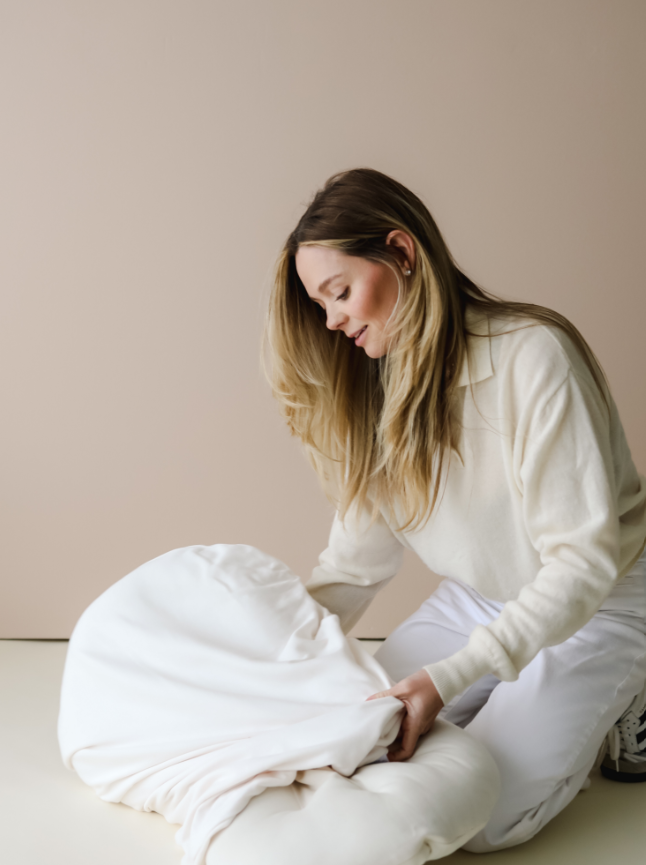 Snuggle Me  Natural Infant Lounger with Birch Cover | 4 Colors