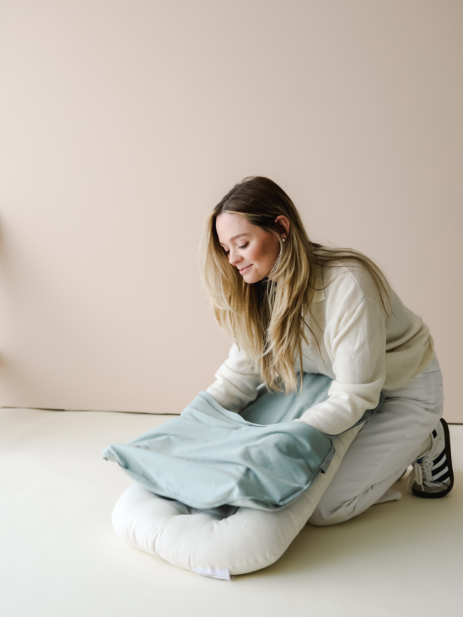 Snuggle Me  Natural Infant Lounger with Birch Cover | 4 Colors
