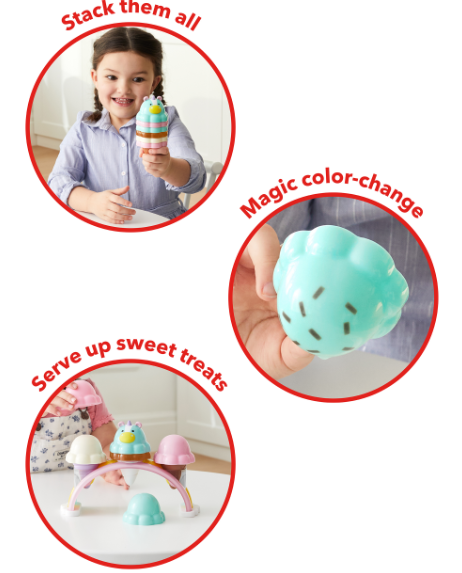 Skip Hop Zoo Unicorn Ice Cream Set
