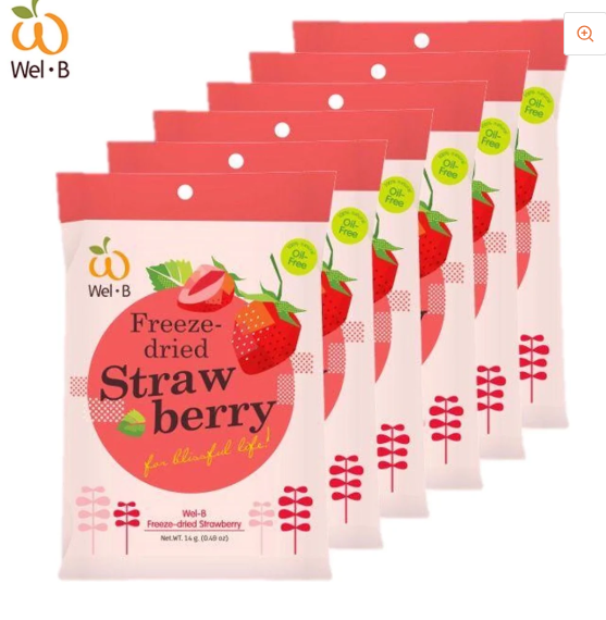 Wel B - Freeze Dried Fruits | 5 flavors | 6x12g