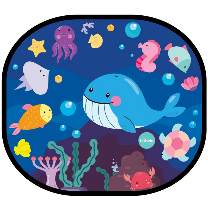 Bubble Cling Sunshade - Under the Sea