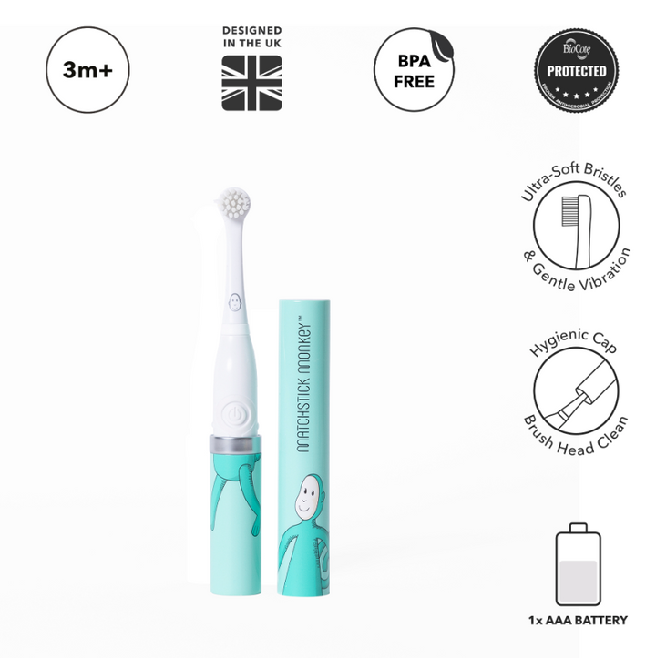 Matchstick Monkey Baby Sonic Toothbrush | 4 Colors