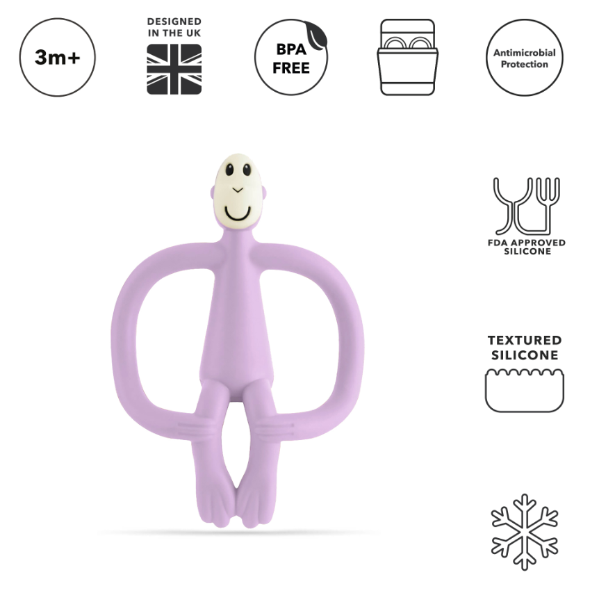Matchstick Monkey Original Teething Toy with Tail | 9 Colors